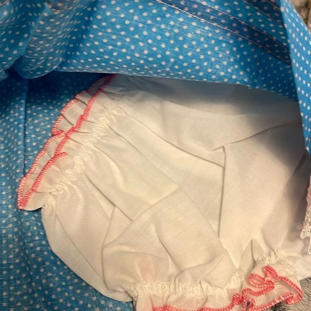 Infant‎ Girls Dress Bundle-Size 14 Blue/Pink/Peach